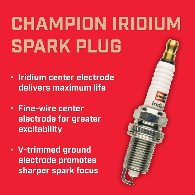 Champion RC12WYPB4 (9201) Iridium Spark Plug, Pack of 1 - LeoForward Australia