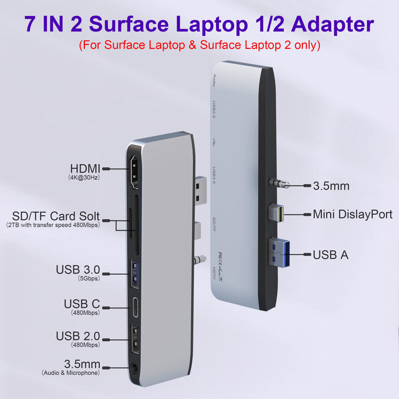 Surface Laptop 2 Docking Station, Microsoft Surface Laptop 2 USB Hub w
