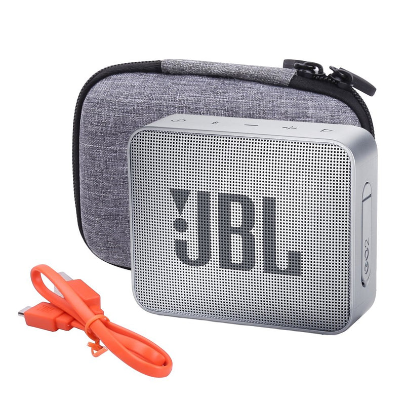 Aenllosi Hard Case for JBL Go Portable Bluetooth Speaker grey - LeoForward Australia