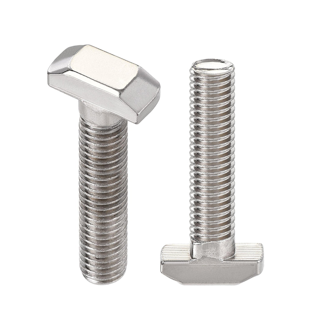  [AUSTRALIA] - uxcell M8x35mm T-Slot Drop-in Stud Sliding Bolt Screw Carbon Steel for 40 Series Aluminum Profile 10pcs