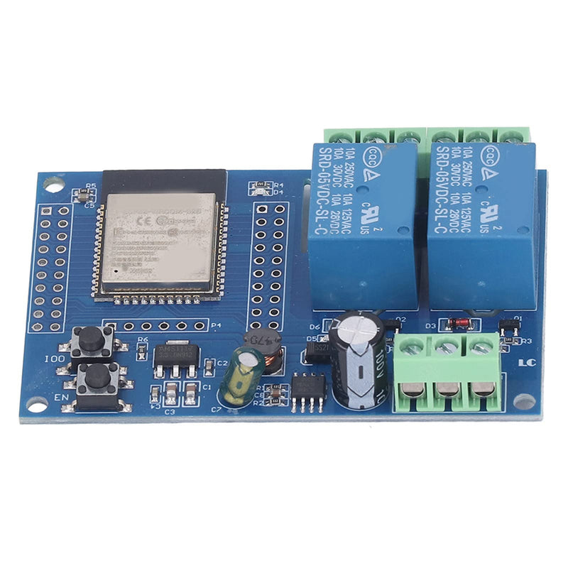  [AUSTRALIA] - ESP32 2 Channel 5V Relay Module 4MB Flash Large Capacity Programmable Relay Board for Secondary Development Learning