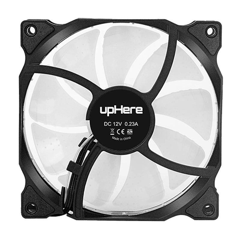  [AUSTRALIA] - uphere 3-Pack Long Life Computer Case Fan 120mm Cooling Case Fan for Computer Cases Cooling 15LED Red,15R3-3 RED LED