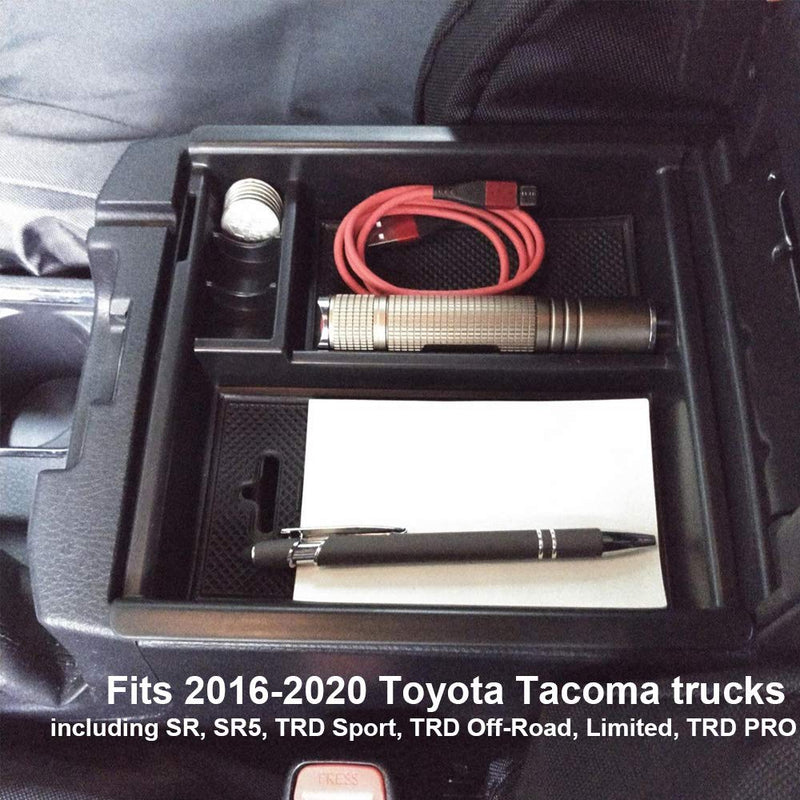  [AUSTRALIA] - EDBETOS Center Console Organizer Tray for Toyota Tacoma 2016-2019 2020 Secondary Storage Armrest Box
