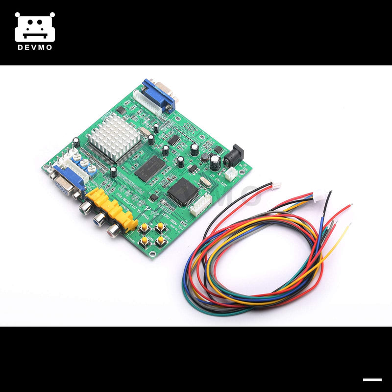  [AUSTRALIA] - DEVMO Gonbes GBS8200 CGA/EGA/YUV/RGB to VGA Output Arcade Jamma Game HD Video Converter Board Monitor to LCD GBS-8200 Latest aga