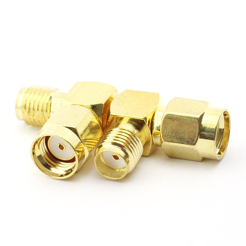  [AUSTRALIA] - Maxmoral 2PCS SMA Female to RP SMA Male Connector Right-Angle RF Coax Coaxial Adapter