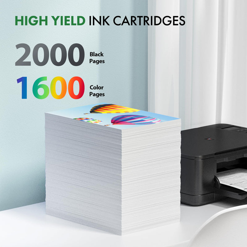  [AUSTRALIA] - 962XL Ink Cartridges Combo Pack High-Yield Compatible Replacement for HP 962 Ink Cartridges (Black,Cyan,Magenta,Yellow,4-Pack) Work with HP OfficeJet Pro 9010 9012 9015 9016 9018 9020 9025 Printer