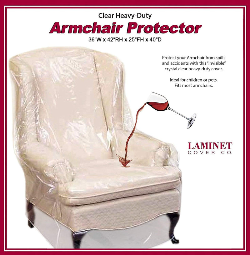  [AUSTRALIA] - LAMINET Armchair/Recliner Cover - Clear Furniture Protector