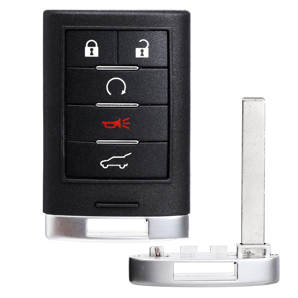  [AUSTRALIA] - NPAUTO Key Fob Remote Replacement for Cadillac SRX ATS ELR XTS 2010 2011 2012 2013 2014 2015 Keyless Entry Remote Control Start Car Key Fobs (FCCID NBG009768T, 5-Buttons, 315 MHz)