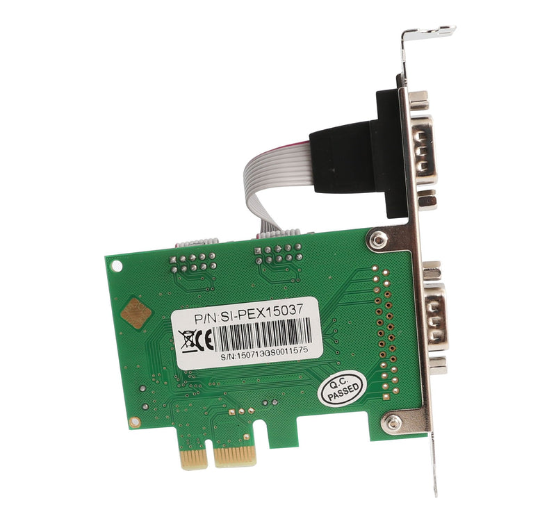  [AUSTRALIA] - IO Crest 2 Port Serial PCI-e 1.0 x 1 with Full and Low Profile Brackets SI-PEX15037