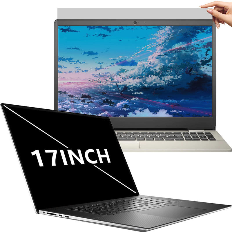  [AUSTRALIA] - Laptop Privacy Screen Protector Compatible with 17.3 Inch, Removable 16:9 Aspect Ratio Laptop Privacy Filter, Anti Spy/Easy Installation/Anti Glare/Blocking Blue Light Laptop Privacy 17.3 inch