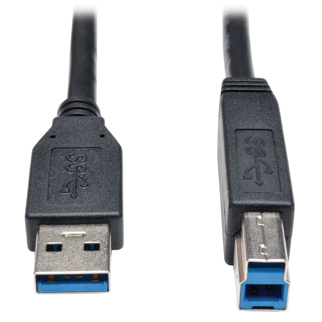  [AUSTRALIA] - TRIPP LITE 10-Feet USB 3.0 SuperSpeed Device Cable 5Gbps AB M/M, Black (U322-010-BK)