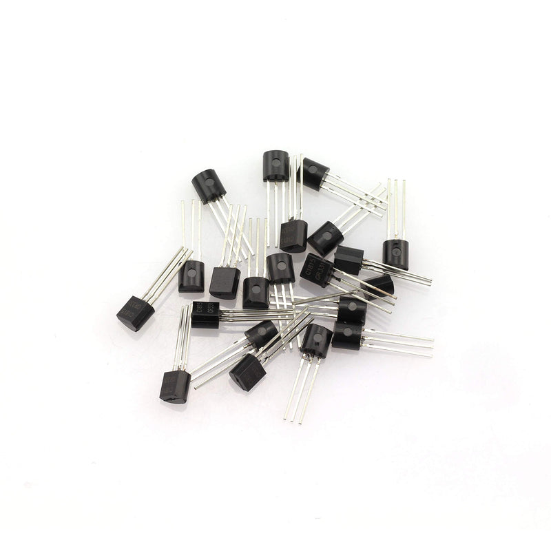 Tegg 200pcs TO-92 Transistor Assorted Kit 10 Values DIY Electronic Circuit Semiconductor Triode Assortment BC337 BC327 2N2222 2N2907 2N3904 2N3906 S8050 S8550 A1015 C1815 - LeoForward Australia