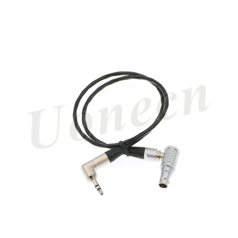  [AUSTRALIA] - Uonecn Sound Device Time Code Cable Right Angle 3.5mm to 0B 5 pin Male Tentacle Sync Adapter Cable