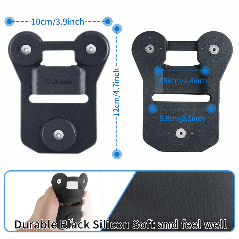  [AUSTRALIA] - Body Camera Magnetic Mount, Universal Strong Suction Magnet Mount Holder, Stick to Clothes for All Brand Body Cams with Wearable Clips