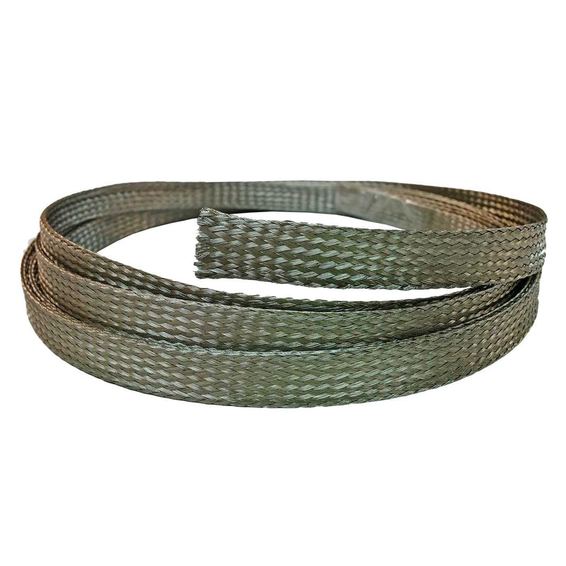  [AUSTRALIA] - Electriduct 1/2" Stainless Steel Braided Sleeving (304SS) - Length: 10 Feet 0.5 (1/2) Inch