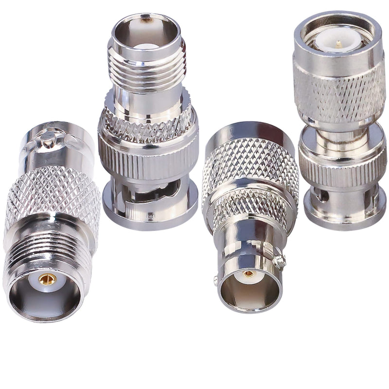  [AUSTRALIA] - TUOLNK 4 Type Set TNC to BNC Jack RF Coax Adapter TNC Female to BNC Male Coaxial Adapters for Wi-Fi Radios External Antenna Connector Kit BNC to TNC Adapter Kit