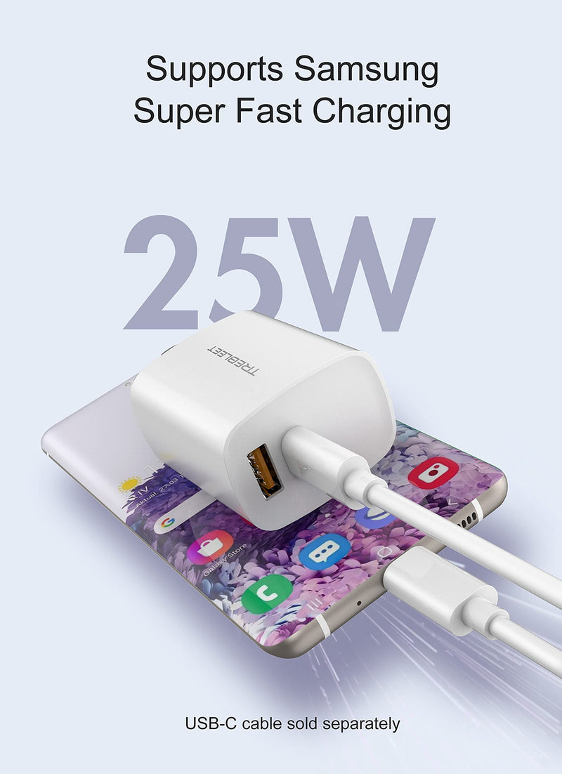  [AUSTRALIA] - USB C Super Fast Charger,Foldable Dual-Port 30W PD Wall Charger Fast Charging for Samsung Galaxy Z Flip3/Z Fold3/S21/Pixel 6 Pro/S20/Note20/Note10/S9/S8/Pixel 5A