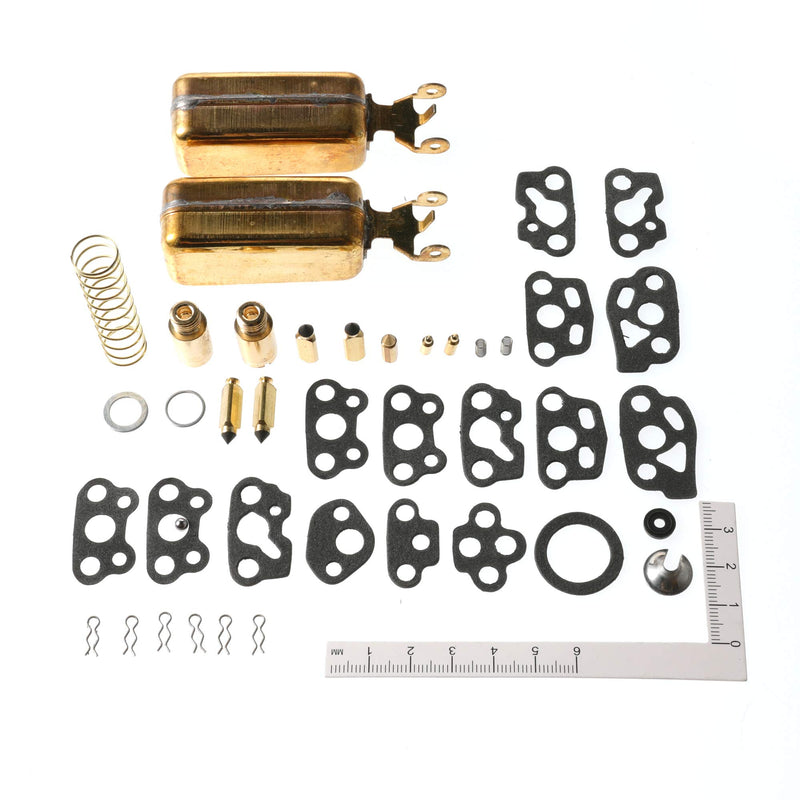  [AUSTRALIA] - Unepart Carburetor Rebuild Kit for Edelbrock 1405 1406 1407 1408 1409 1410 1411 (Without Bowl Cover Gasket) Without Bowl Cover Gasket