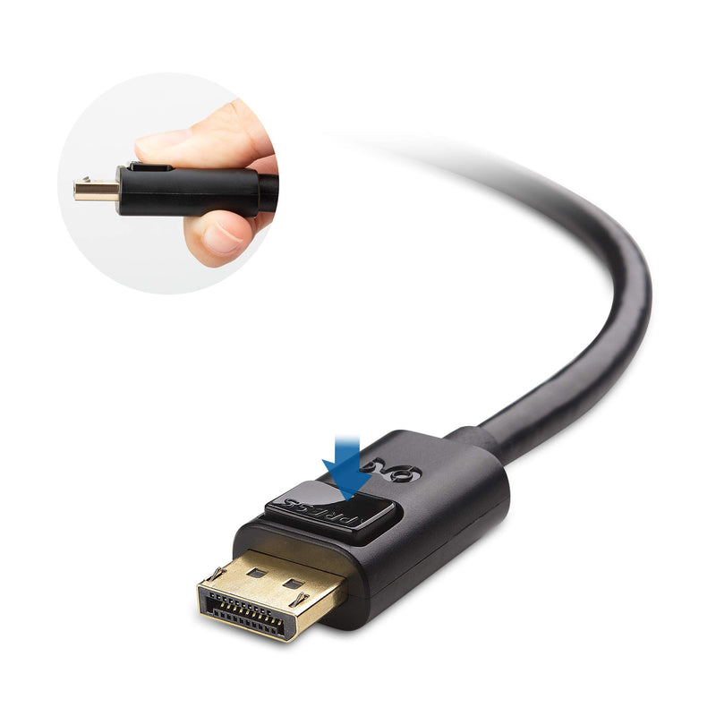  [AUSTRALIA] - Cable Matters 4K DisplayPort to DisplayPort Cable (DP to DP Cable, Display Port Cable) 6 Feet - 4K 60Hz, 2K 144Hz Monitor Support