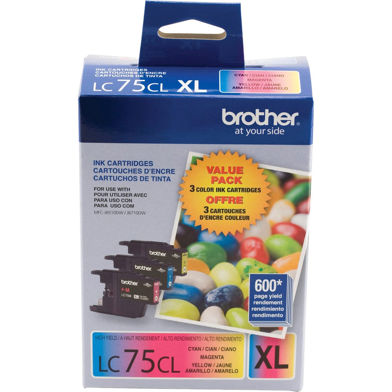 [AUSTRALIA] - Brother Int L (Supplies) Lc753Pks 3Pk Lc753Pks Cyan Magenta Ylw Ink Cartridge