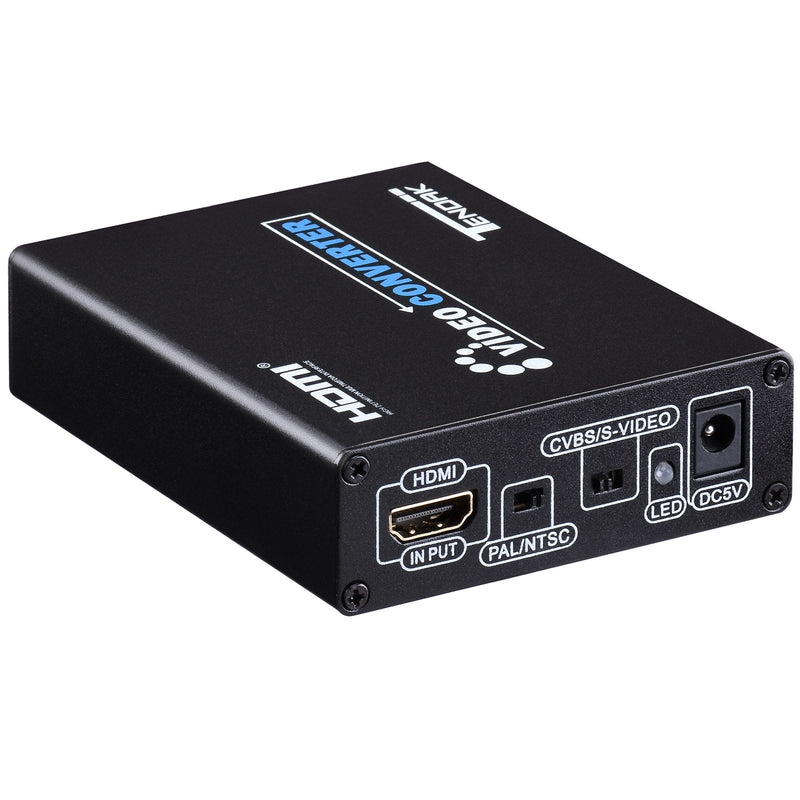  [AUSTRALIA] - Tendak HDMI to Composite 3RCA AV S-Video R/L Audio Vdieo Converter Adapter Upscaler Support 720P/1080P with RCA/S-Video Cable for PC Laptop Xbox PS3 TV STB VHS VCR Camera Blue-Ray DVD