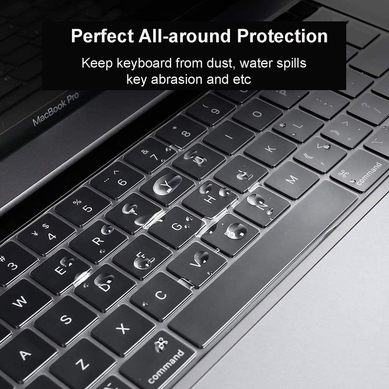  [AUSTRALIA] - QitayoLife Keyboard Cover Compatible with MacBook Pro 14 inch A2442 / 16 inch A2485, Ultra Thin Soft TPU Keyboard Skin for MacBook Pro 14" / 16" 2021 Release (US Keyboard Layout)