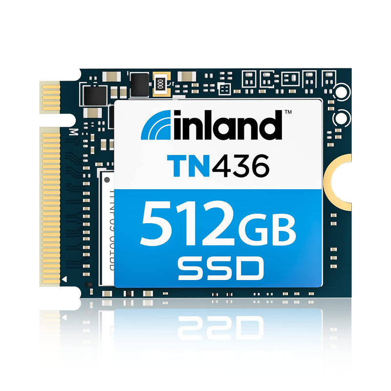  [AUSTRALIA] - INLAND TN436 512GB M.2 2230 SSD PCIe Gen 4.0x4 NVMe Internal Solid State Drive, 3D TLC NAND Gaming Internal SSD, Compatible with Steam Deck