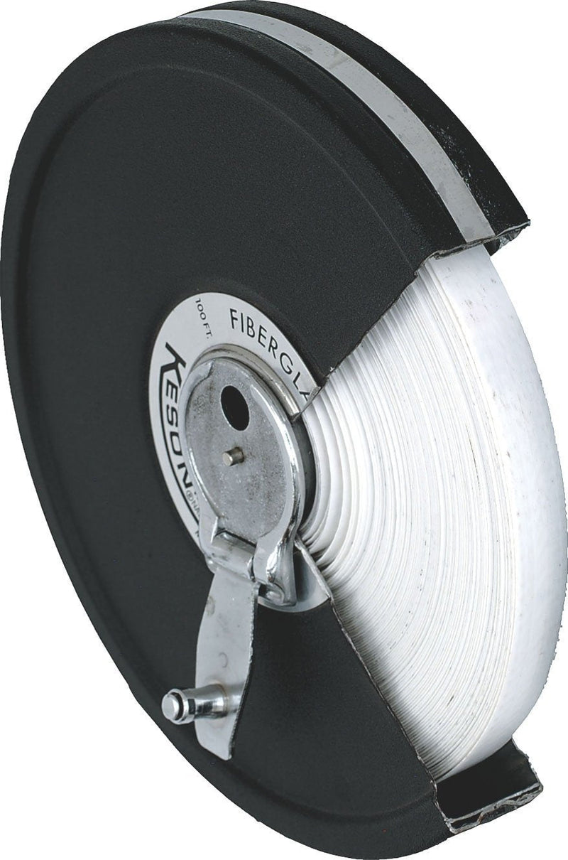  [AUSTRALIA] - Keson MC1850 Closed Metal Housing Fiberglass Measuring Tape (Graduations: ft., in, 1/8), 50-Foot ft, in, 1/8; Hook End