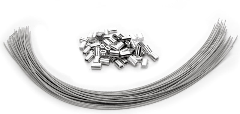  [AUSTRALIA] - TetherTies Cable Tethers Silver 30 Pack | DIY (self Install) Kit | Customizable Cable Tethers | Tether Computers Adapters & Dongles | Easy Installation | Free Crimping Tool | 12 inch Cable 30 Pack DIY TetherTies