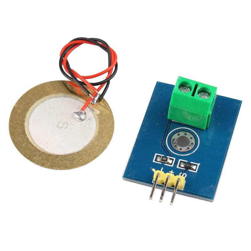  [AUSTRALIA] - Jopto 5 Pieces Analog Ceramic Piezo Vibration Sensor Module 3.3V 5V Compatible with Arduino DIY Kit