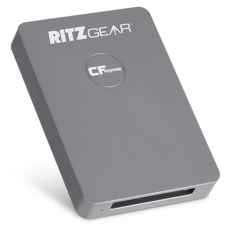  [AUSTRALIA] - Ritz Gear CFexpress Type B Card Reader, USB 3.1 Gen 2 10Gbps CFexpress Reader, Portable Aluminum CFexpress Memory Card Adapter Thunderbolt 3 Compatible, Support Android/Windows/Mac OS