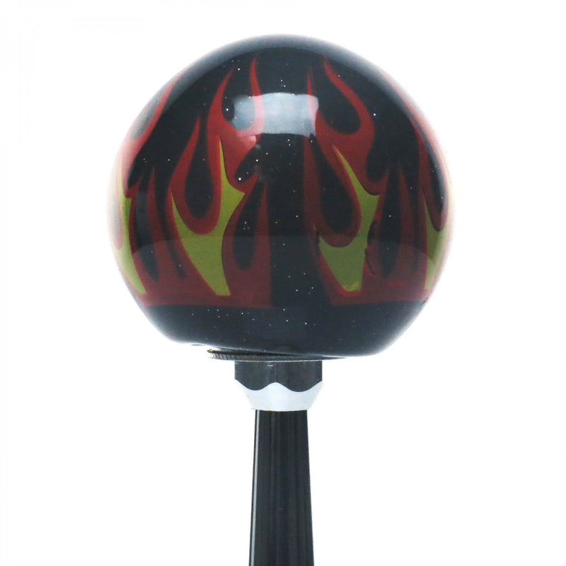  [AUSTRALIA] - American Shifter 294125 Shift Knob (Red Hearts Black Flame Metal Flake with M16 x 1.5 Insert)