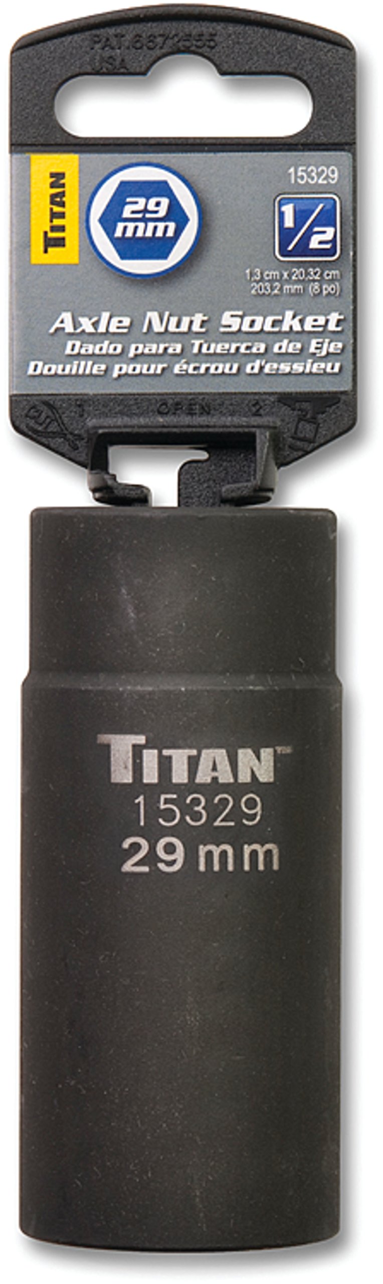 [AUSTRALIA] - Titan 15329 29mm 1/2 Drive 6 Point Axle Nut Socket