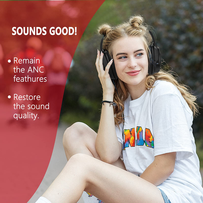  [AUSTRALIA] - Premium Ear Pad Replacement for Bose Headphones Earpads, Compatible with Bose QuietComfort 35 ii /QC35 /QC25 /QC2 /QC15 /Ae2 /Ae2i /Ae2w /SoundTrue & SoundLink, by Krone Kalpasmos – Classic Black