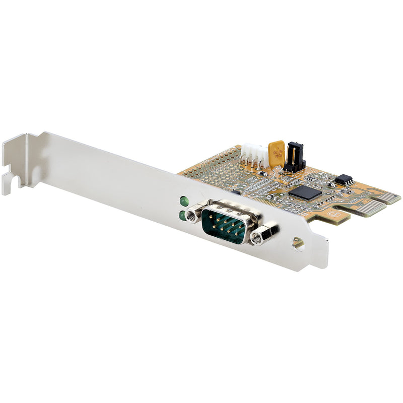  [AUSTRALIA] - StarTech.com PCI Express Serial Card, PCIe to RS232 (DB9) Serial Interface Card, PC Serial Card, 16C1050 UART, Standard and Low Profile Brackets, COM Retention, Windows/Linux (11050-PC-SERIAL-CARD)