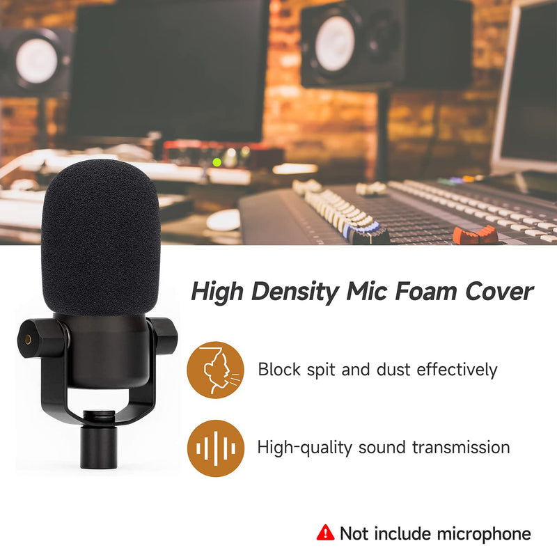  [AUSTRALIA] - WIBOND PodMic Pop Filter Foam Cover - Professional Mic Foam Covers Windscreen Compatible with Rode PodMic Improve Sound Quality Reduce Plosive Wind Noises