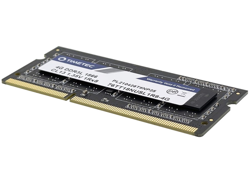  [AUSTRALIA] - Timetec 4GB Replacement for Synology D3NS1866L-4G Non-ECC Unbuffered SODIMM DDR3L 1866Mhz PC3L-14900 1.35V Memory RAM (Compatible for DS620slim, DS218+, DS718+, DS918+, DS418play)