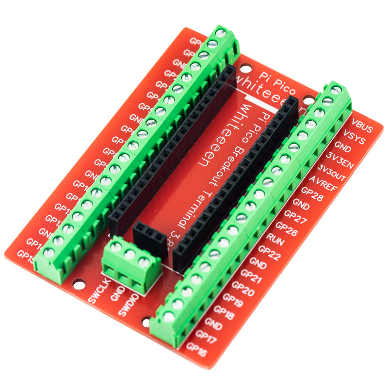  [AUSTRALIA] - risingsaplings RSP pi pico io Breakout Board 2.54mm Male Female or 3.81mm Terminal for Raspberry pi pico (3.81 Terminal (1pcs)) 3.81 Terminal (1pcs)