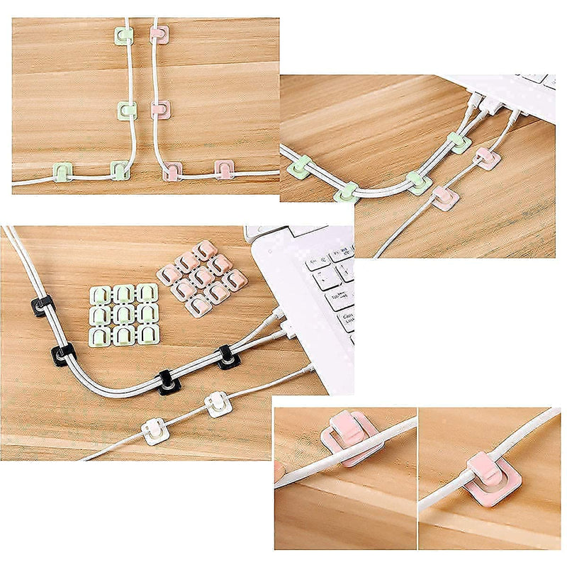  [AUSTRALIA] - The Same 90Pcs Adhesive Cable Clips Wire Clips Cable Wire Management Wire Cable Holder Clamps Cable Tie Holder for for Home、car、Workshop、Offices. (15) 15