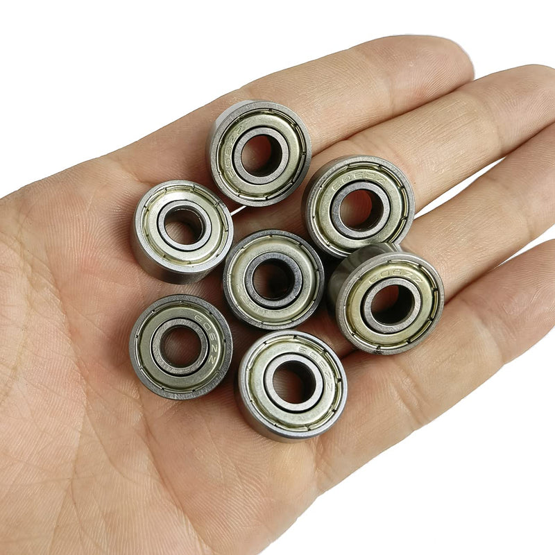  [AUSTRALIA] - Tonmp 100 PCS 606-ZZ Double MetalSealed Miniature Deep Groove Ball Bearings for Industrial Equipment, Micro Motor, Small Rotary Motor, Office Equipment(6 x 17 x 6 mm)