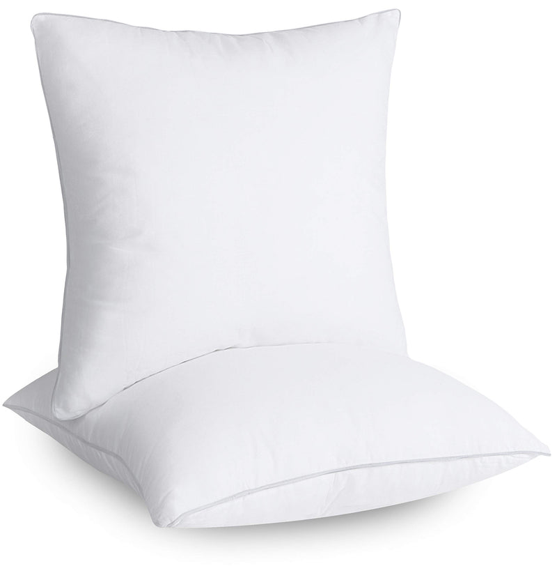 Utopia Bedding Throw Pillows Insert (Pack of 2, White) - 12 x 12 Inches Bed and Couch Pillows - Indoor Decorative Pillows - LeoForward Australia