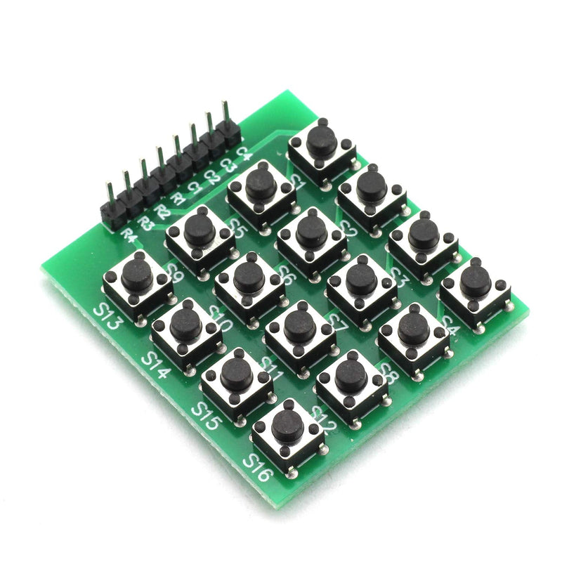  [AUSTRALIA] - Tegg 1 PC 8 Pin 4x4 Matrix 16 Keys Button Keypad Module for Arduino Raspberry Pi