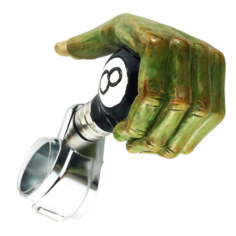  [AUSTRALIA] - Abfer Car Steering Wheel Spinner Knob Eight Ball Suicide Grip Knobs Steering Assist Knob Power Handle Spinner for Car Wheels Green