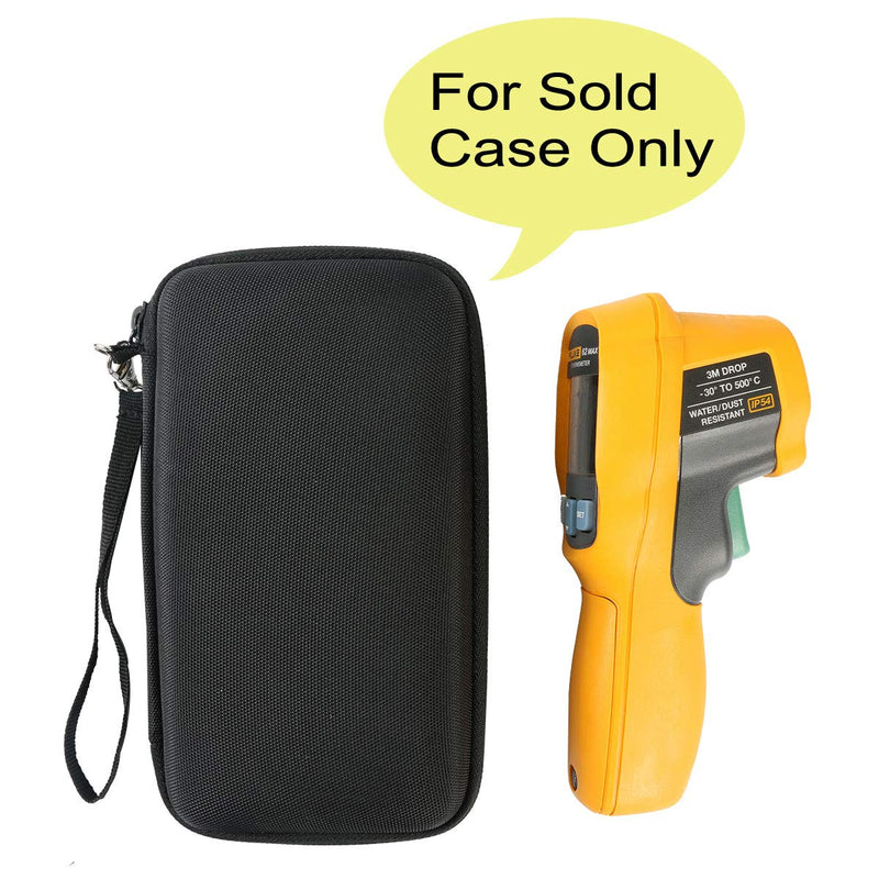  [AUSTRALIA] - co2CREA Hard Travel Case Replacement for Fluke 62 / Fluke 64 / Fluke 59 MAX MAX+ Plus Infrared IR Thermometer (Black Case) Black Case