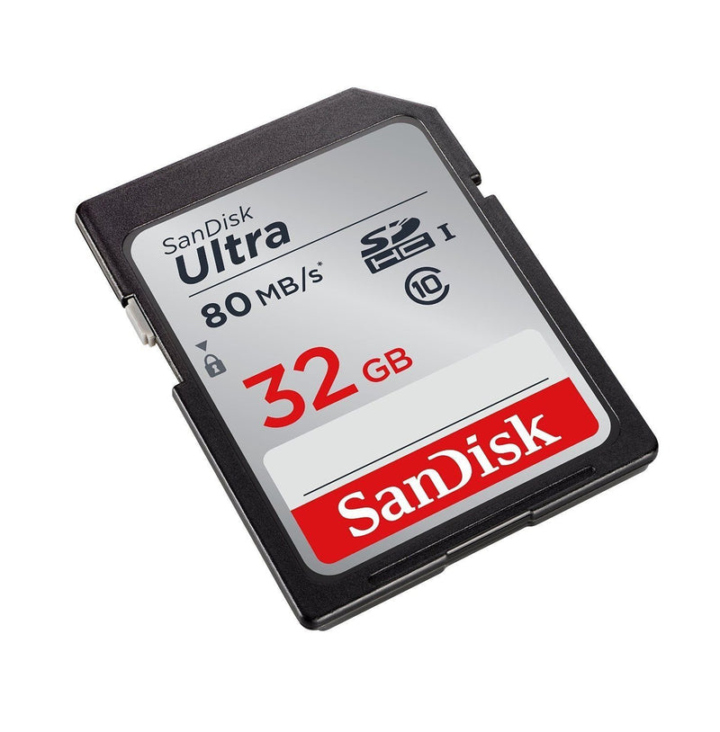 [AUSTRALIA] - SanDisk Ultra 32GB Class 10 SDHC UHS-I Memory Card up to 80MB/s (SDSDUNC-032G-GN6IN)
