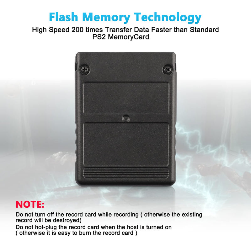  [AUSTRALIA] - Xahpower PS2 Memory Card, 128MB High Speed Memory Card for Sony Playstation 2