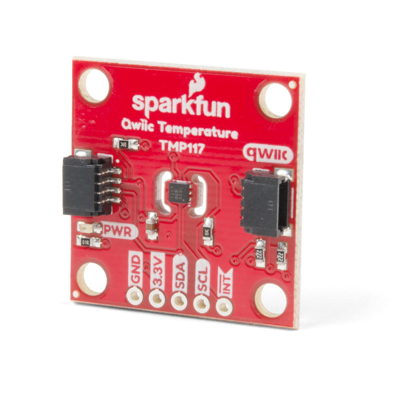  [AUSTRALIA] - SparkFun High Precision Temperature Sensor - TMP117 (Qwiic) Programmable temperature alert limits Operating voltage 1.8V to 5.5V 16-bit resolution NIST traceability Maximum range from -55°C to 150°C