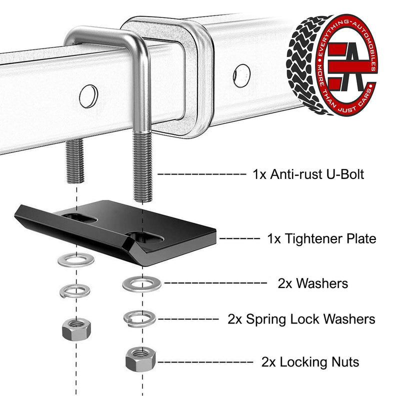  [AUSTRALIA] - Hitch Tightener for 1.25 inch and 2 Inch Tow Trailer Hitches, Anti Rattle for a wobble free quiet ride, Everything Automobiles