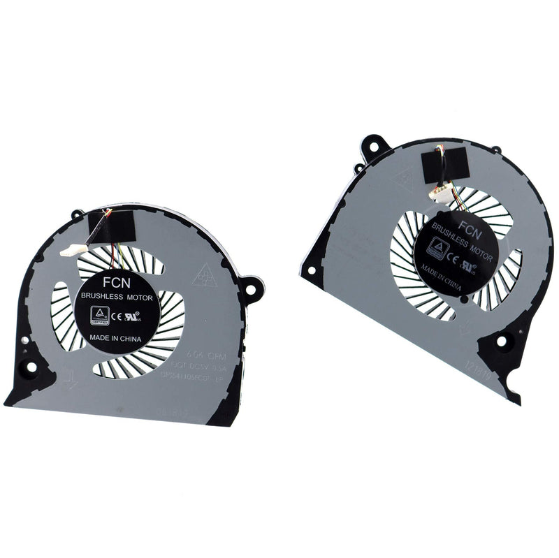  [AUSTRALIA] - Deal4GO CPU Cooling Fan DFS2000054H0T FJQS w/GPU Cooler Fan DFS541105FC0T FKJF for Dell Inspiron 15 7577 7588 G5-5587 G7-7577 G7-7588 P72F CPU w/ GPU Cooling FAN