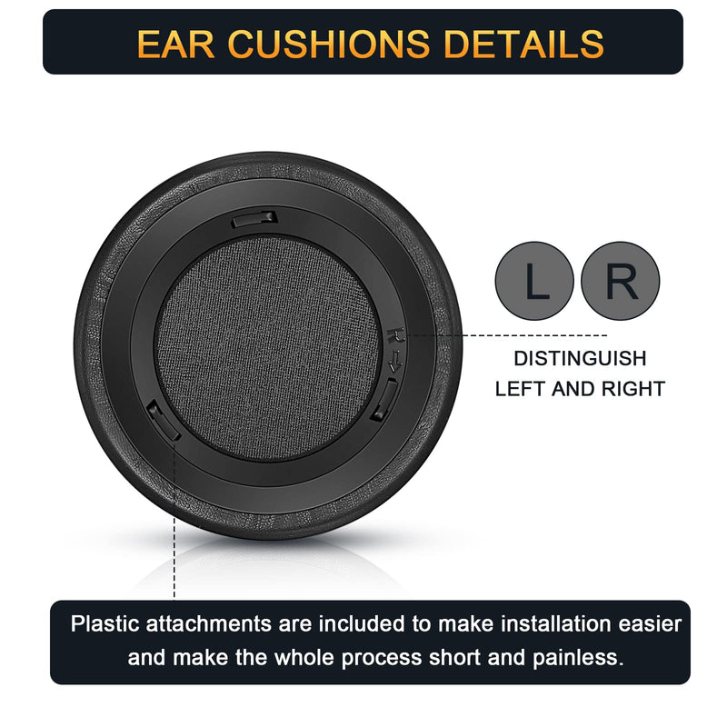  [AUSTRALIA] - Upgrade Replacement Ear Pads for Corsair Virtuoso RGB Wireless SE Gaming Headset, Ear Cushion Compatible with Virtuoso XT, Durable Leather with Velour, Softer Memory Foam, Added Thickness